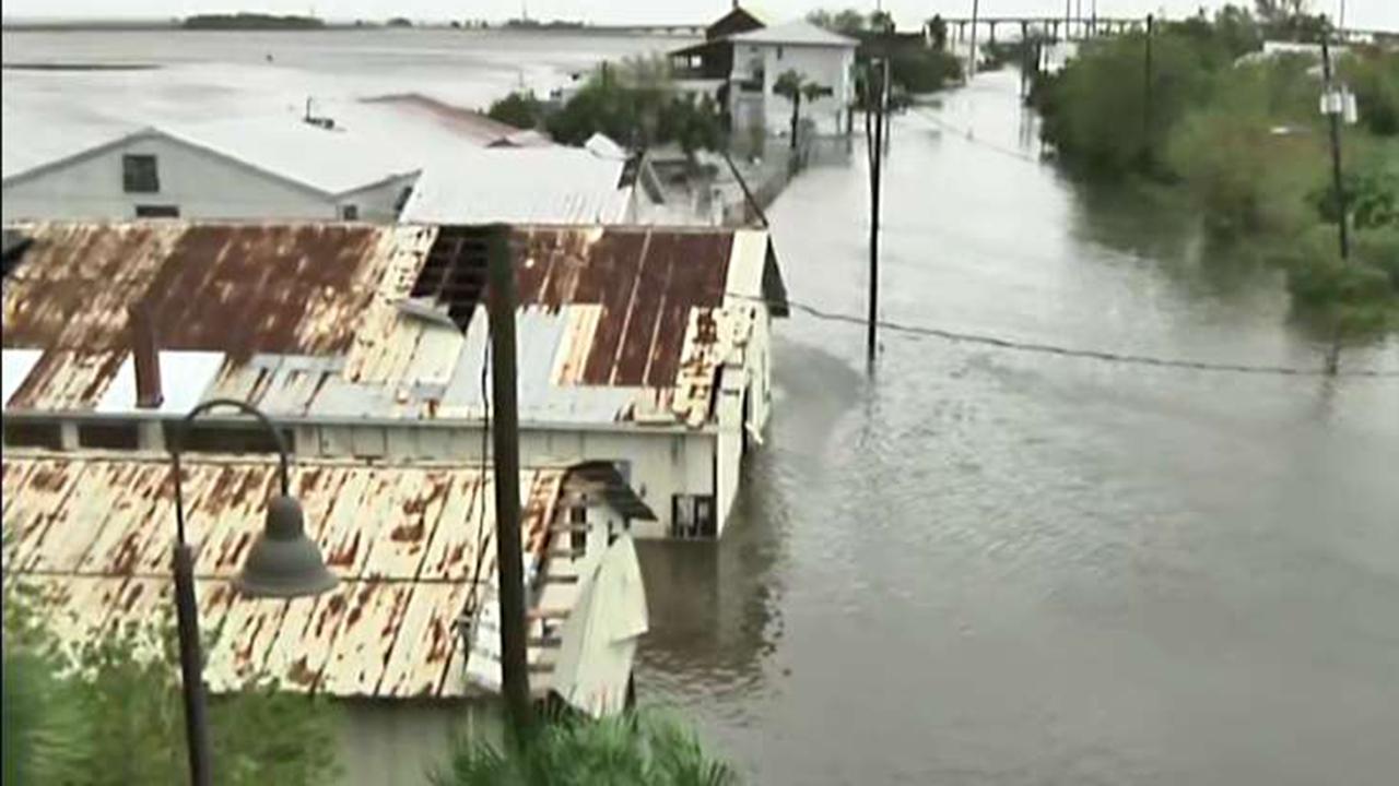 Hurricane Michael floods Apalachicola, Florida