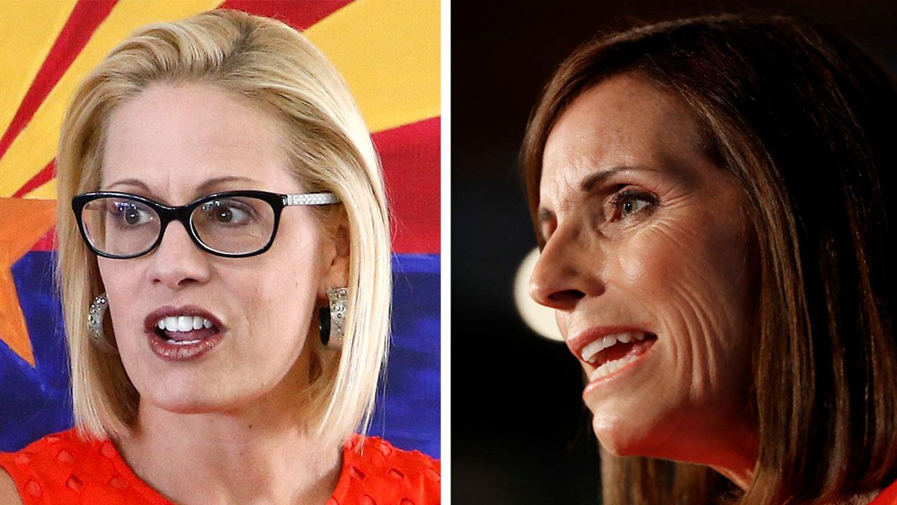 McSally, Sinema locked in tight race to fill Flake's seat