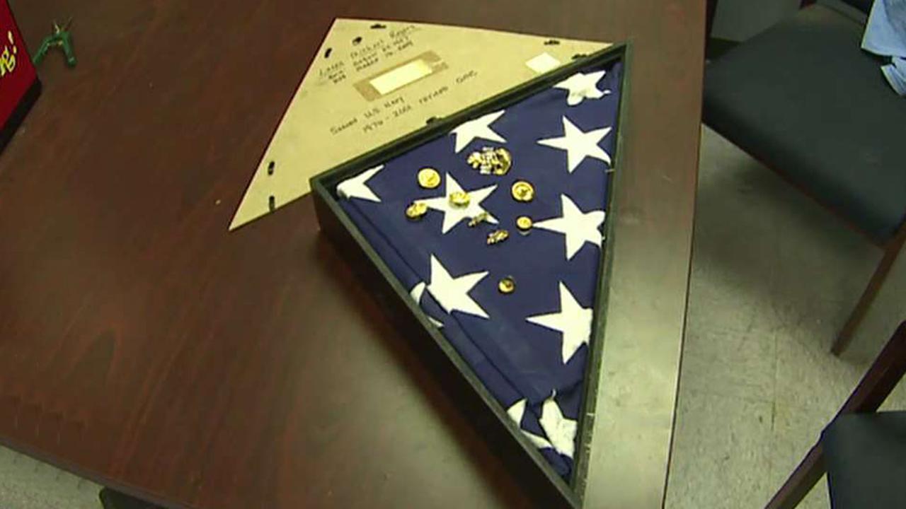 Lost US Navy burial flag finds its way home