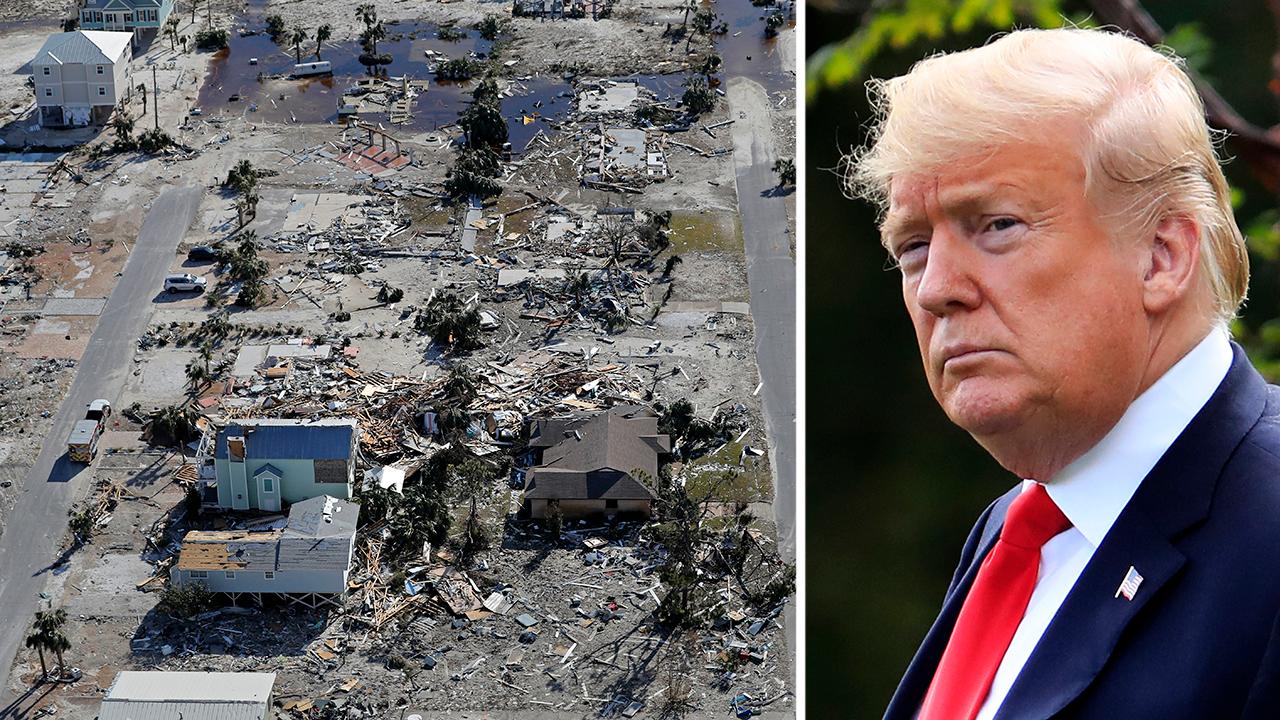 Trumps to tour Hurricane Michael damage in Florida