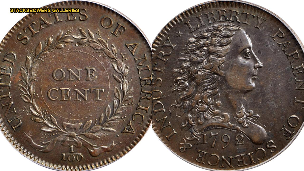 Extremely rare 1792 coin set for auction