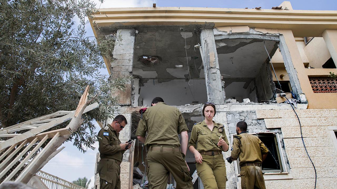 Rocket fired from Gaza Strip destroys Israeli house