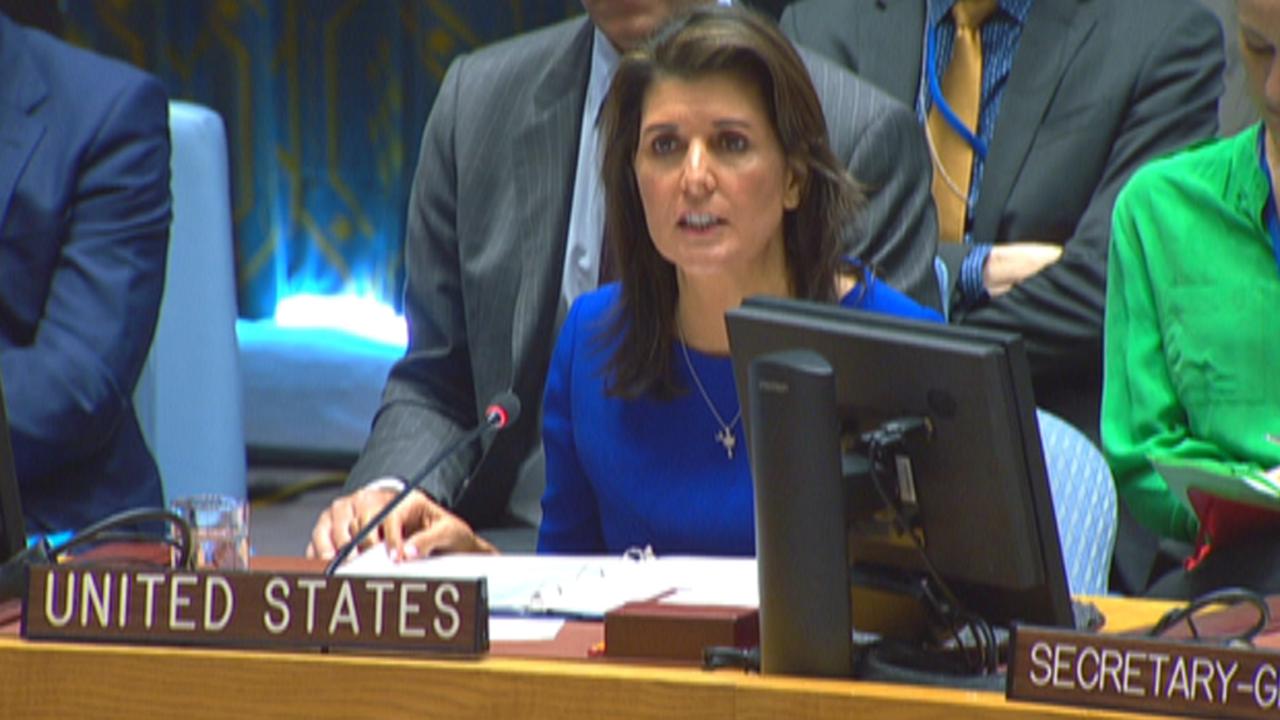 Haley rips Iran's 'crony terrorism,' use of child soldiers
