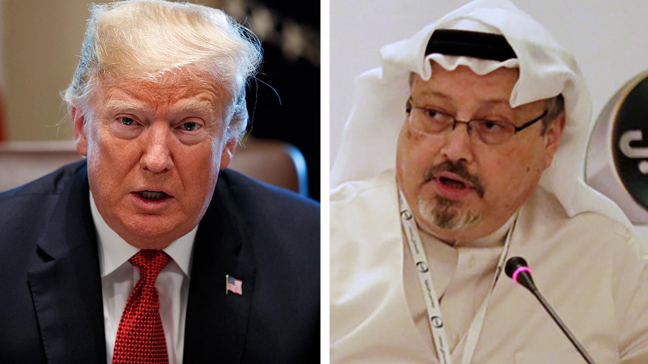 Trump says it 'certainly looks like' Khashoggi is dead