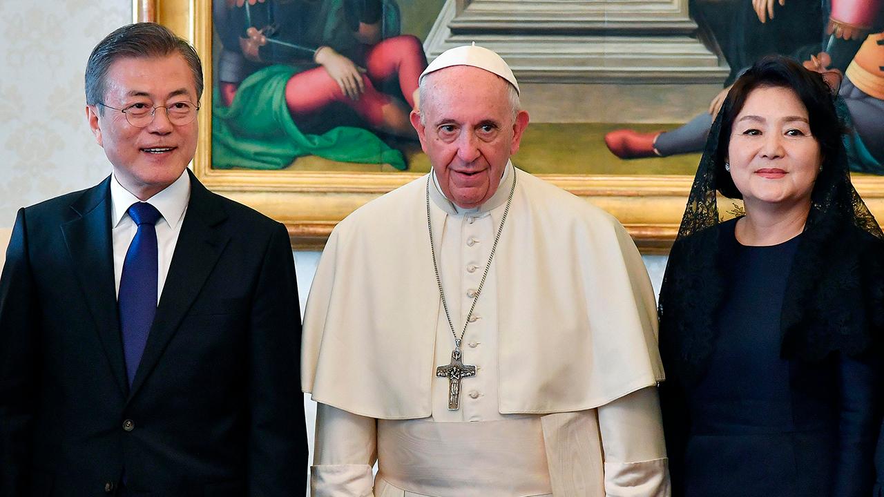 South Korea's president visits the Vatican