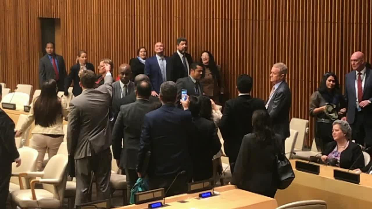 Cuban diplomats disrupt UN meeting on human rights