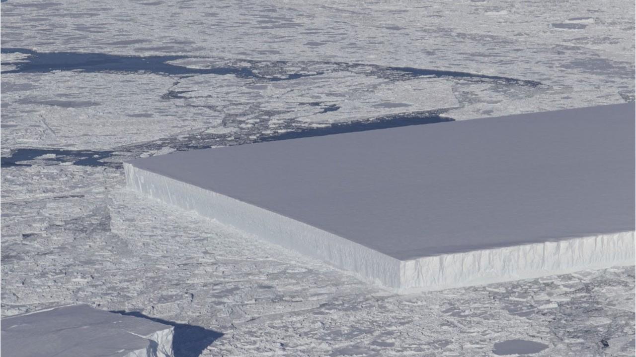 Mysterious rectangular 'monolith' iceberg spotted by NASA