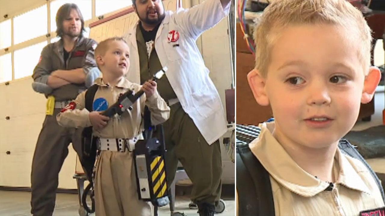Make-A-Wish Foundation grants wish for a Ghostbuster