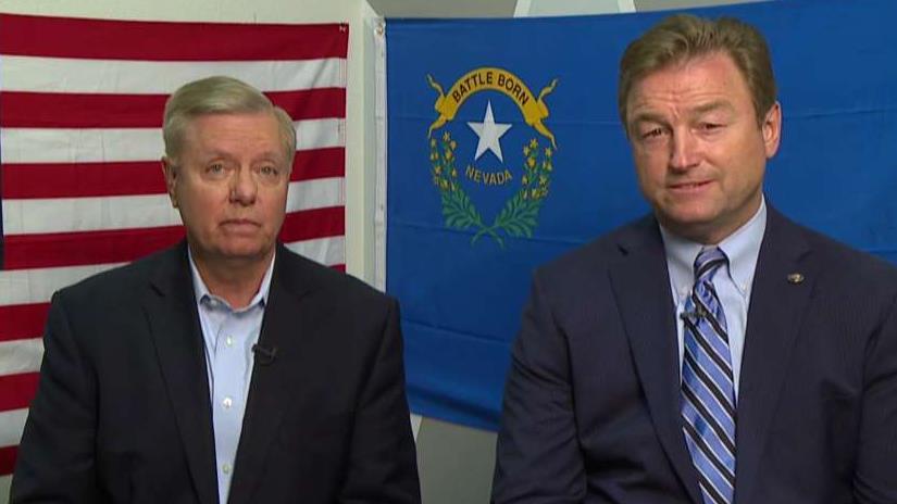 Sens. Heller, Graham on tight Senate race in Nevada
