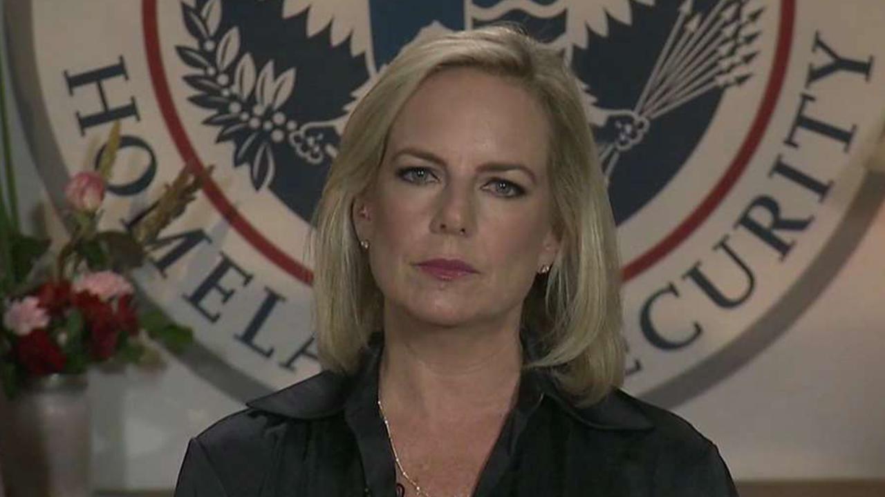 Secretary Nielsen on synagogue attack, pipe bomb arrest
