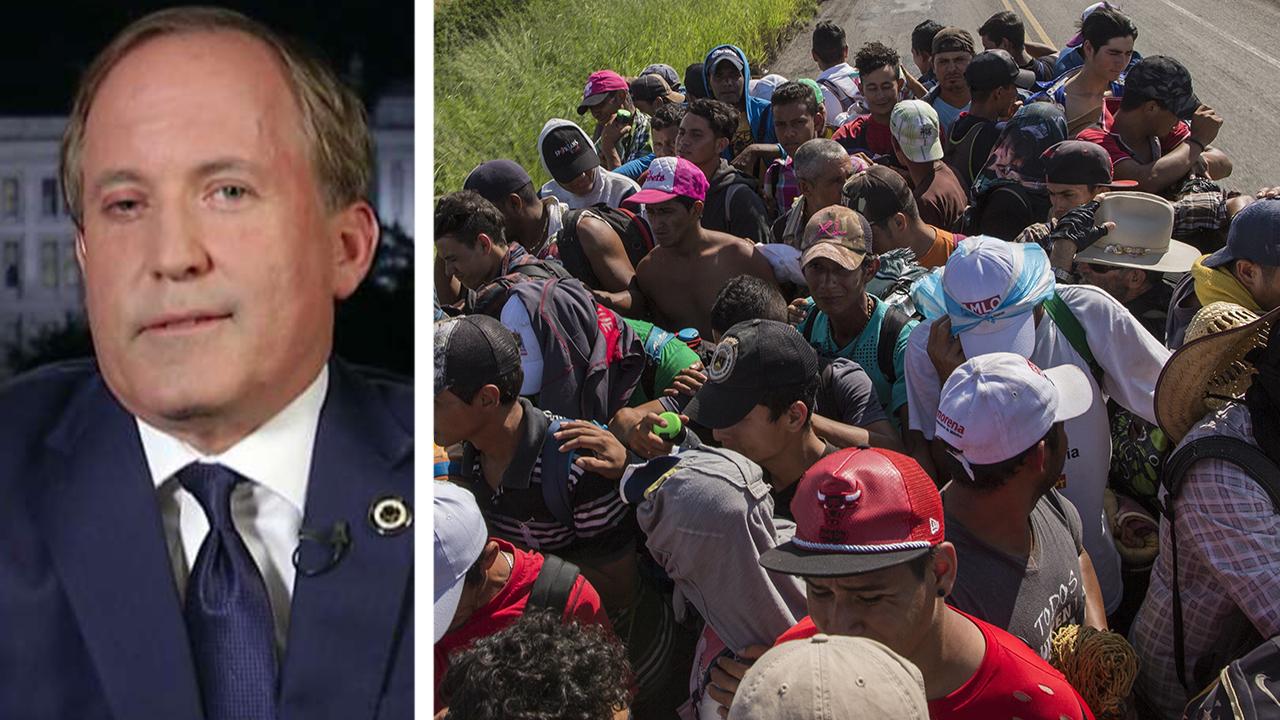 Texas AG on caravan: I don't think Trump will let them in