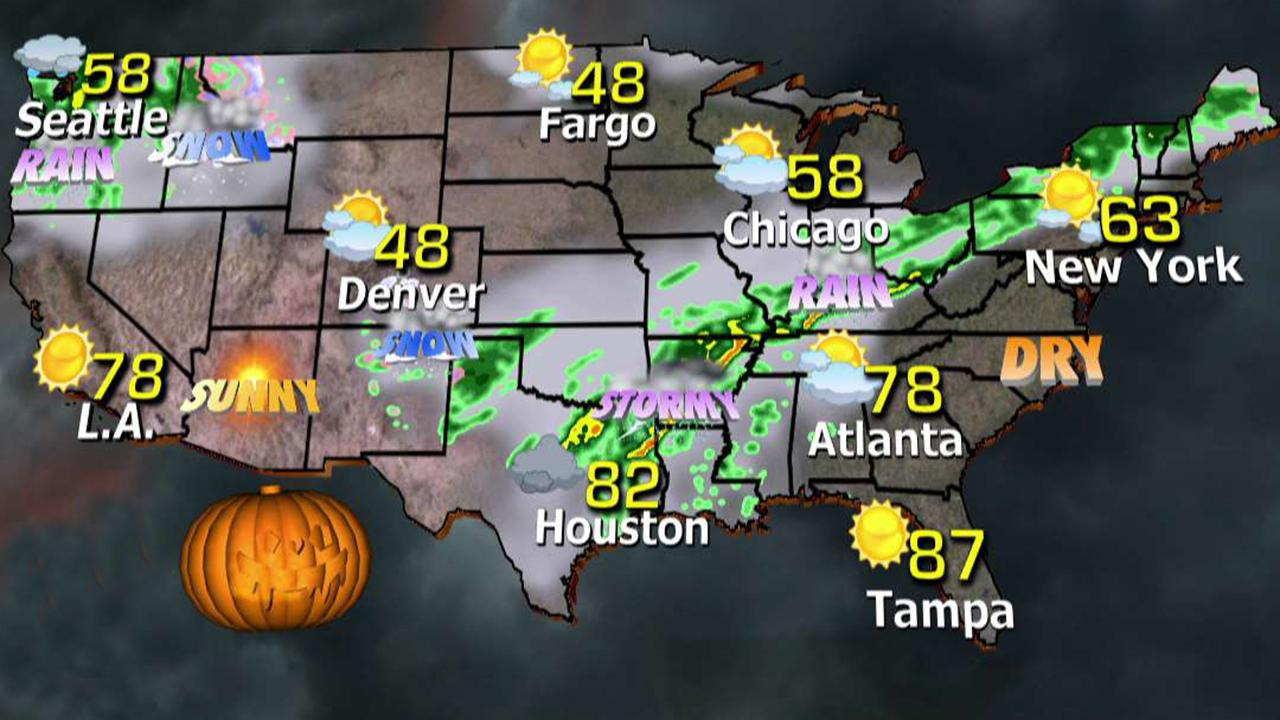 National forecast for Tuesday, October 30