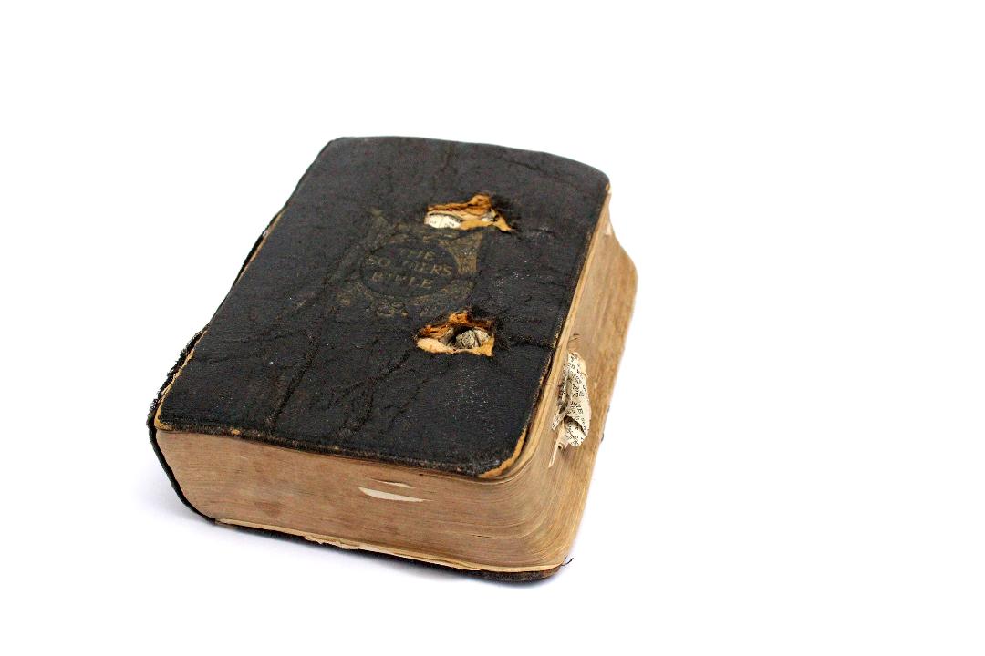 Bullet-scarred Bible ‘saved the life’ of WWI soldier