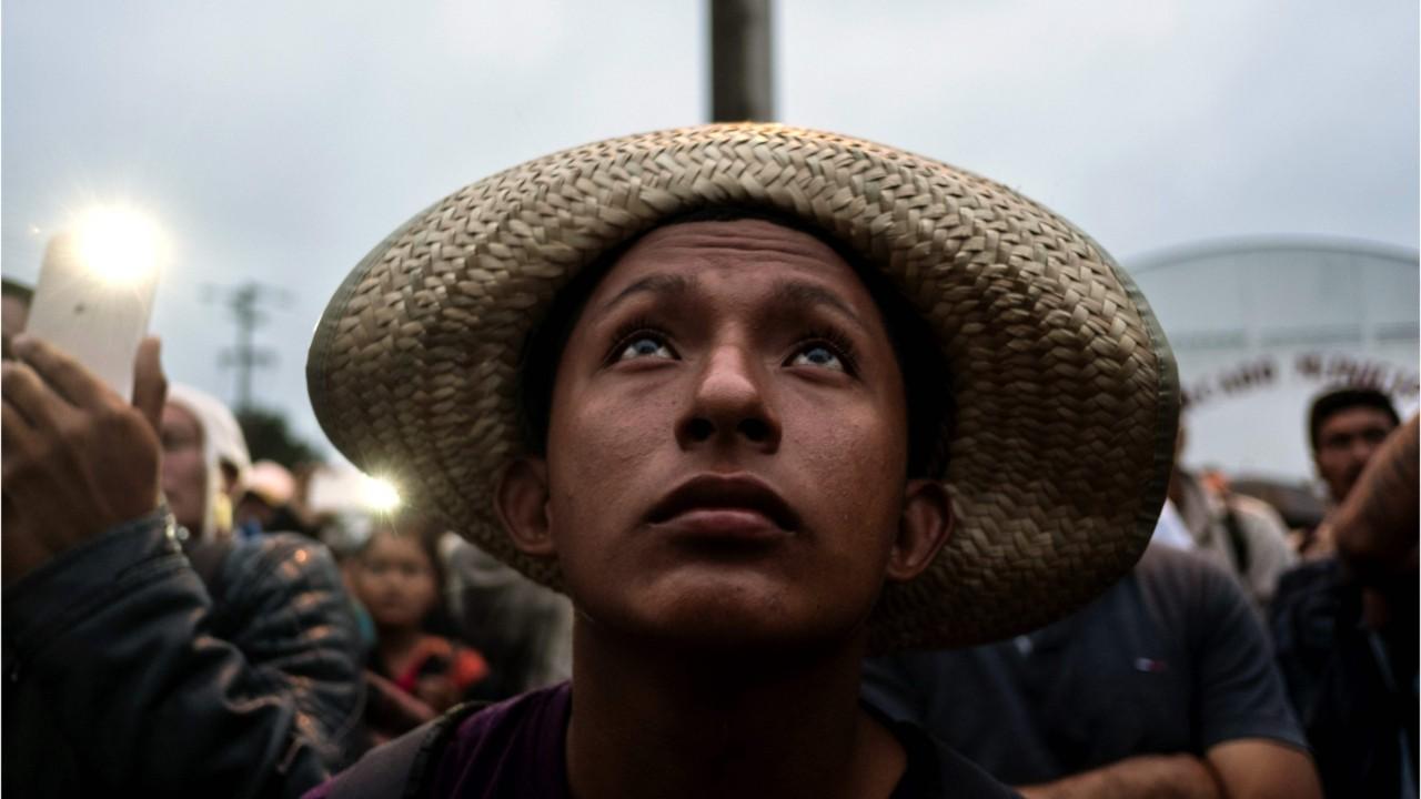 Trump sued by caravan, claims constitutional rights