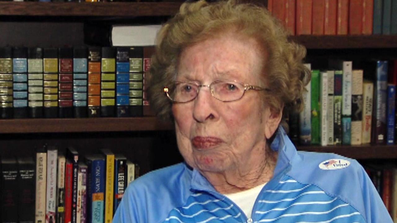 99-year-old Jean Pogue speaks about her passion for voting