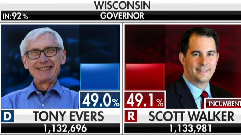Race for Wisconsin governor too close to call