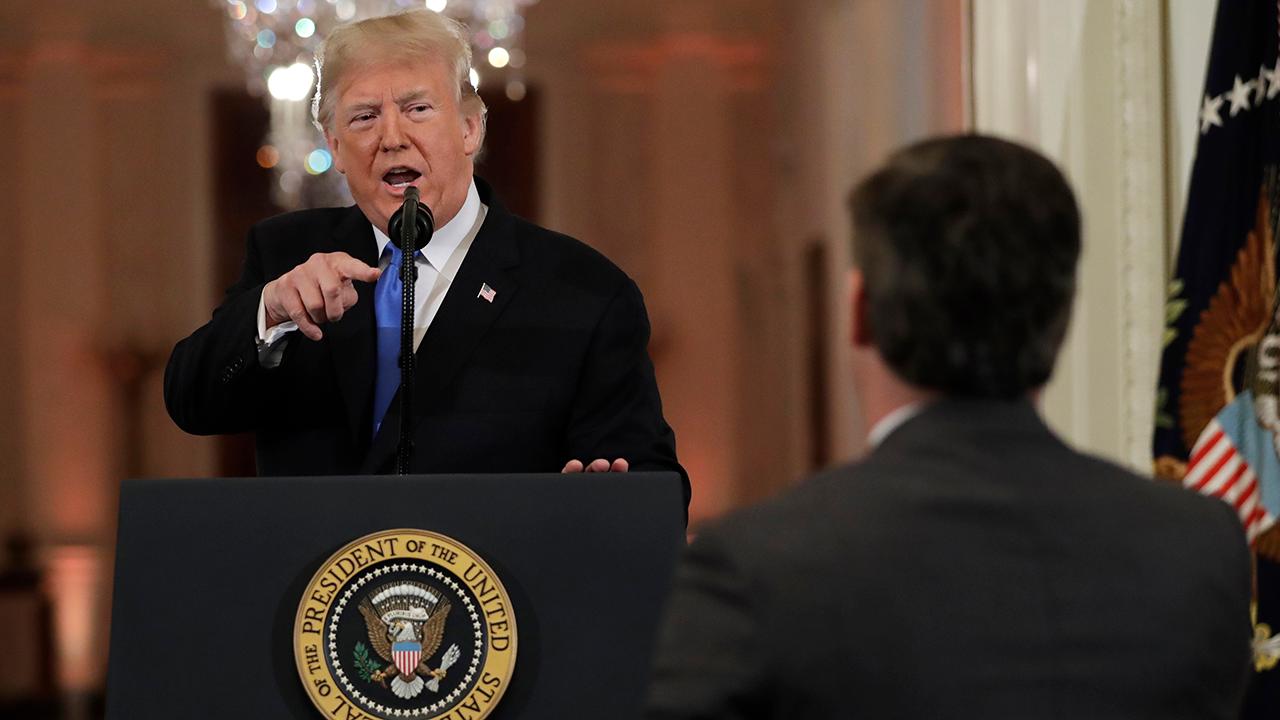 Trump to Jim Acosta: CNN should be ashamed to employ you