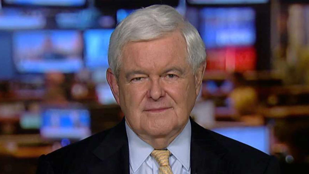 Newt Gingrich reacts to midterm results