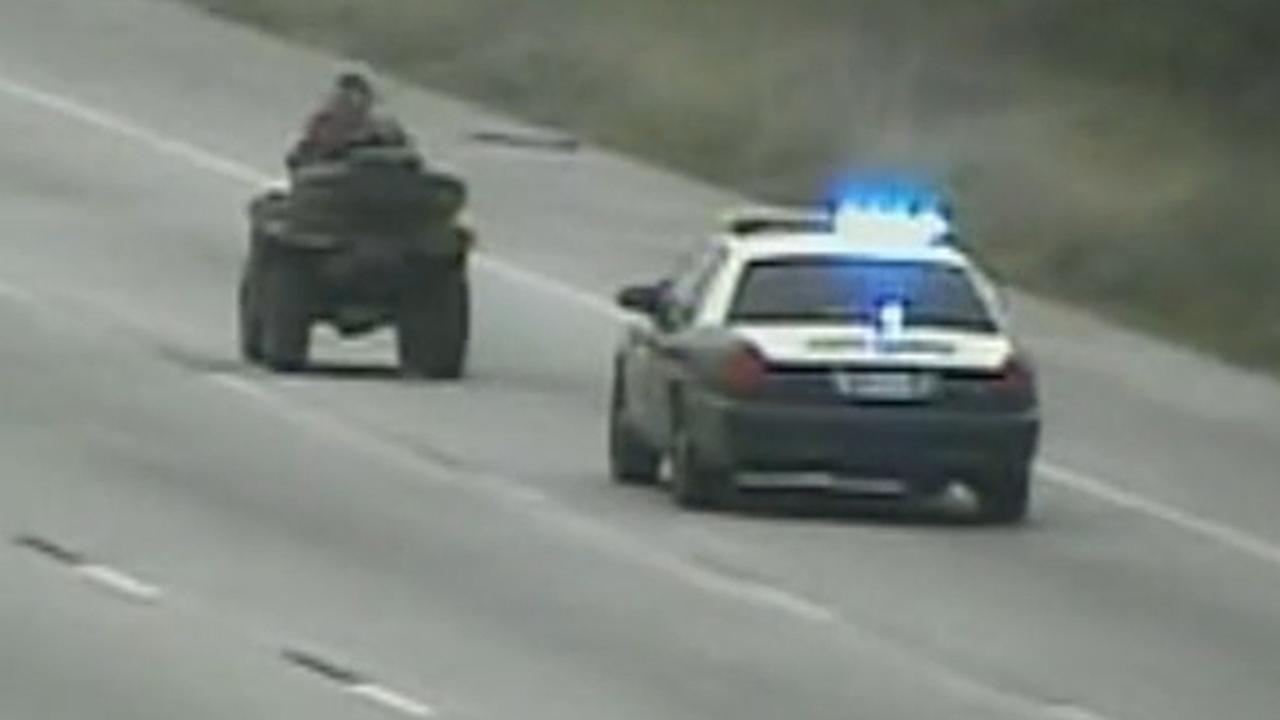 Texas teen on ATV leads police on pursuit