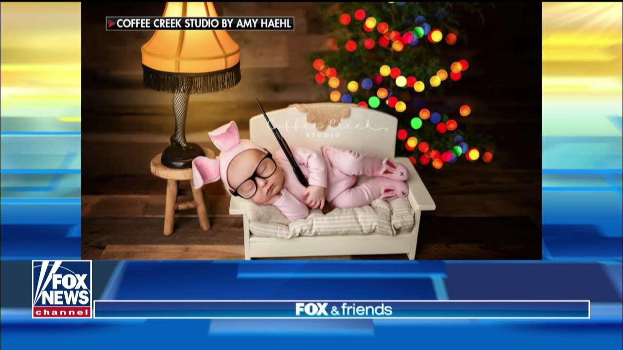 Mom Defends 'Christmas Story'-Inspired Photo of Newborn Holding BB Gun