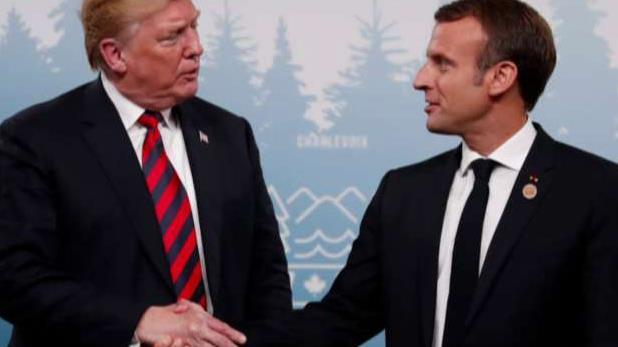 Trump and Macron trade jabs over 'nationalism'