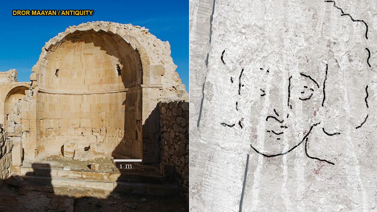 'Jesus' face' uncovered at ancient church in the Israeli desert