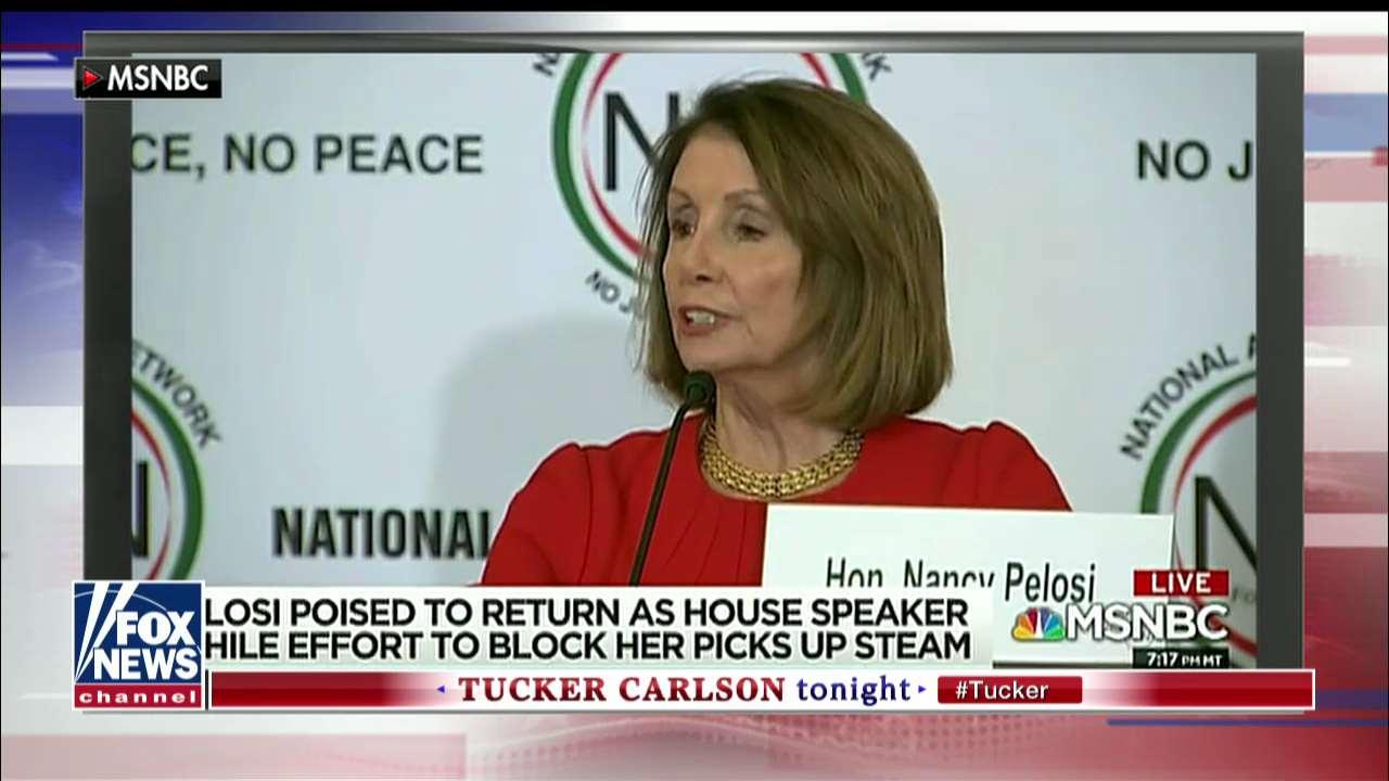 Tucker on Nancy Pelosi's Battle to Be Speaker