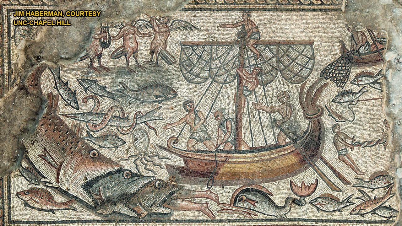 Stunning biblical mosaics revealed in detail for the first time