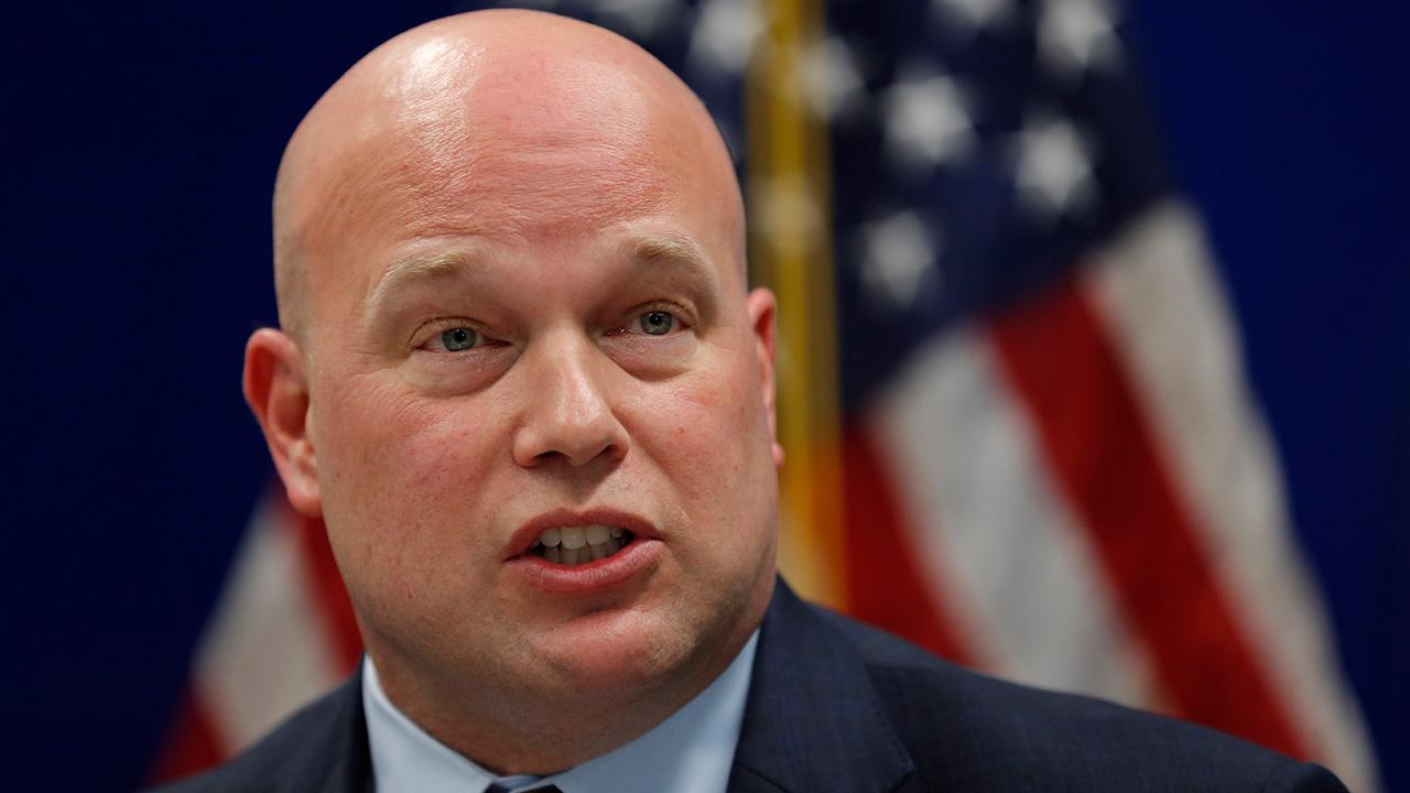 Administration stands by Acting Attorney General Whitaker