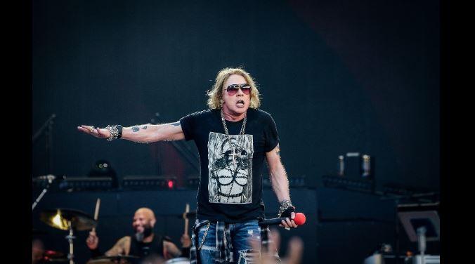 Guns N' Roses cuts show short due to Axl Rose's illness