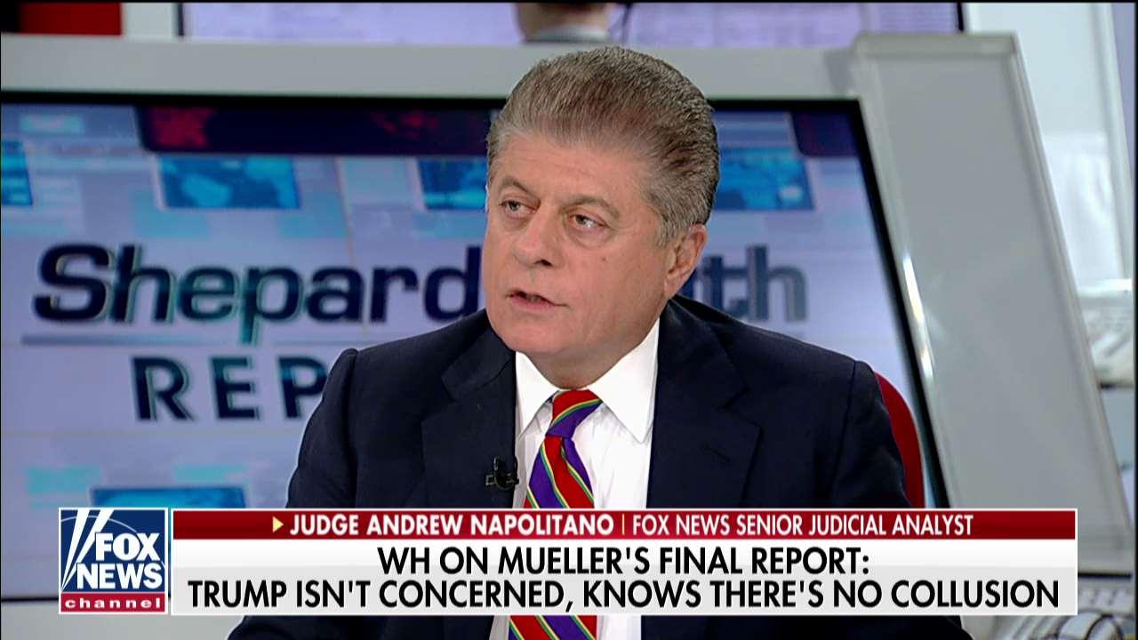 Judge Napolitano on Mueller accusing Manafort of lying. 