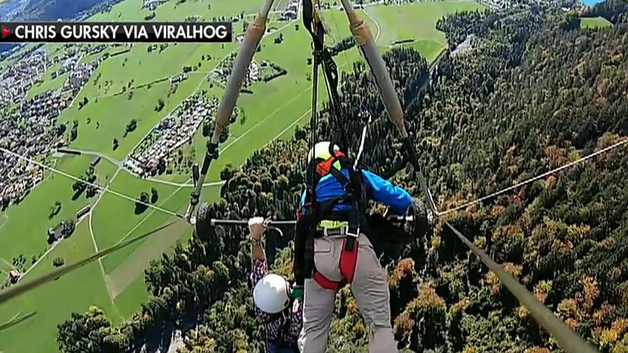 American tourist describes terrifying hang glider mishap