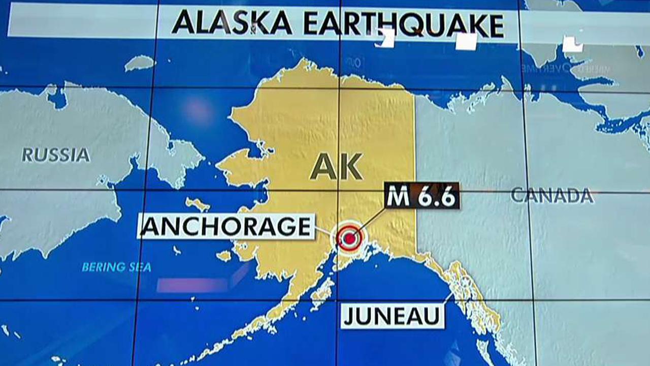 6.6 earthquake strikes near Anchorage, Alaska