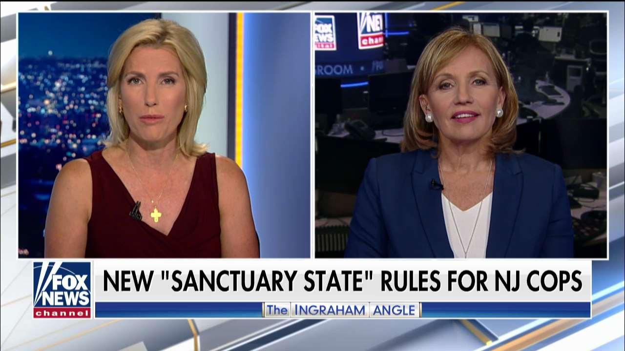 'Shame on You': Ingraham Blasts New Jersey AG for Rules Limiting Police Cooperation With ICE