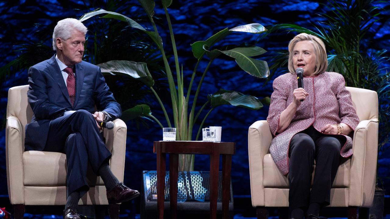 Bill and Hillary Clinton launch their paid speaking tour