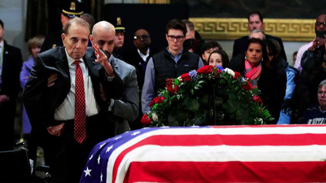 Bob Dole on paying his respects to George H.W. Bush