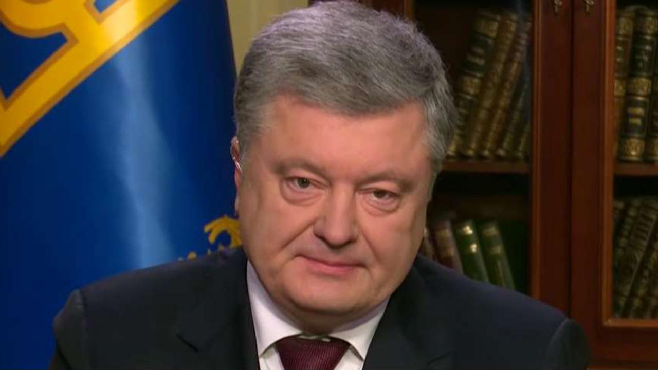 Ukrainian president speaks out on Russia's 'aggression'