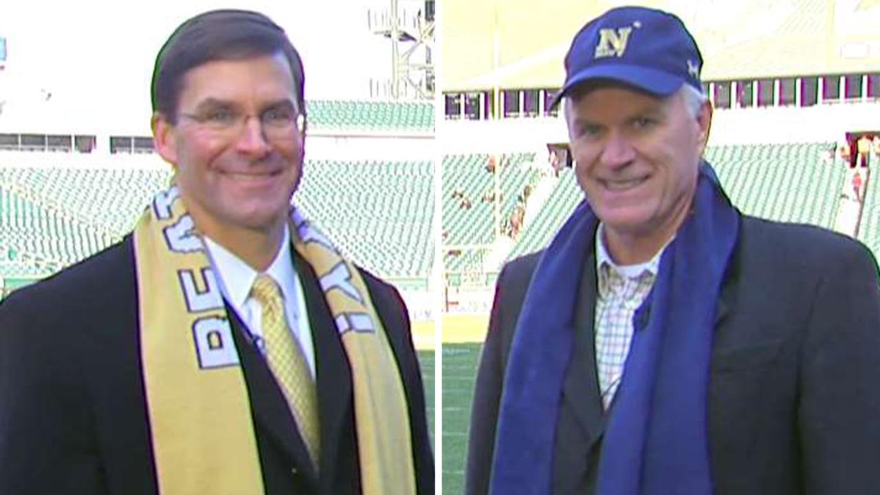 Army, Navy secretaries on one of football's great rivalries
