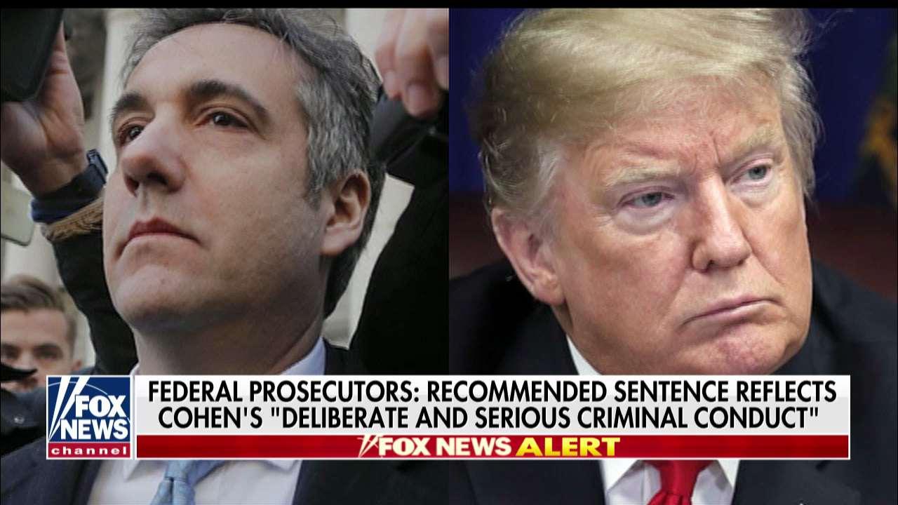 Dershowitz Weighs In On Cohen Sentencing Memo Cooperation With Special Counsel Fox News Video 