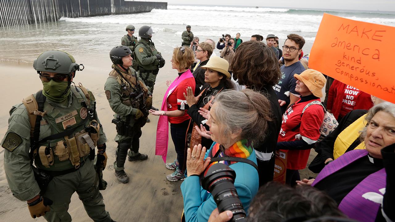 Border Patrol makes 32 arrests at border demonstration