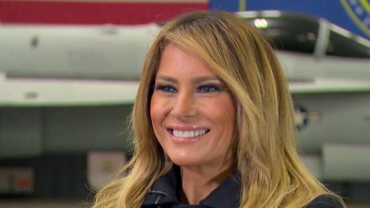 First Lady Melania Trump on supporting military families