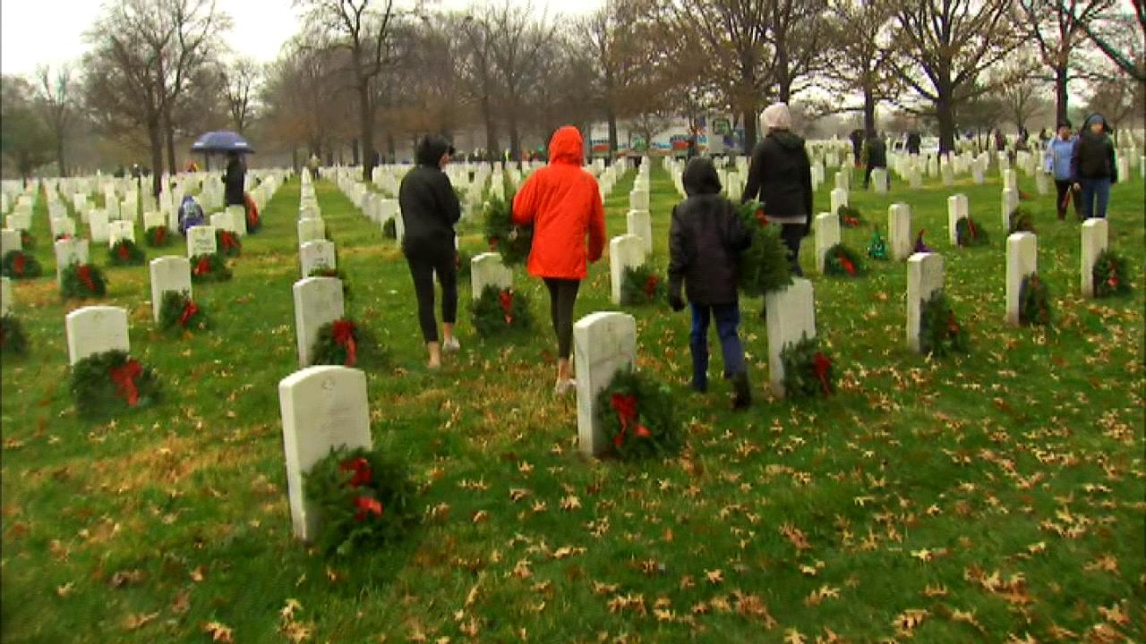 Inspired volunteers help with 'Wreaths Across America'