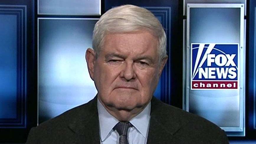 Newt Gingrich on the border funding battle on Capitol Hill: Democrats are deciding they don't want to protect America