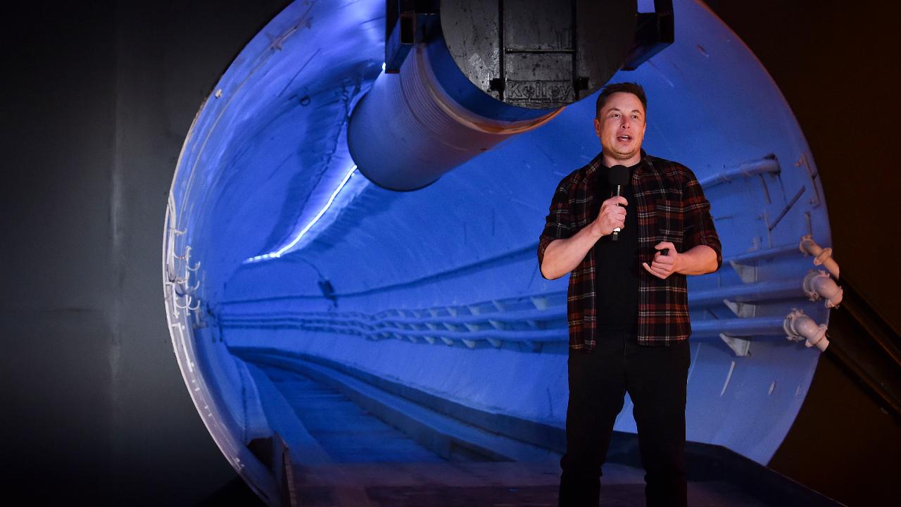 Elon Musk's dream of a commuter tunnel under Los Angeles starting to become reality after an inaugural test run