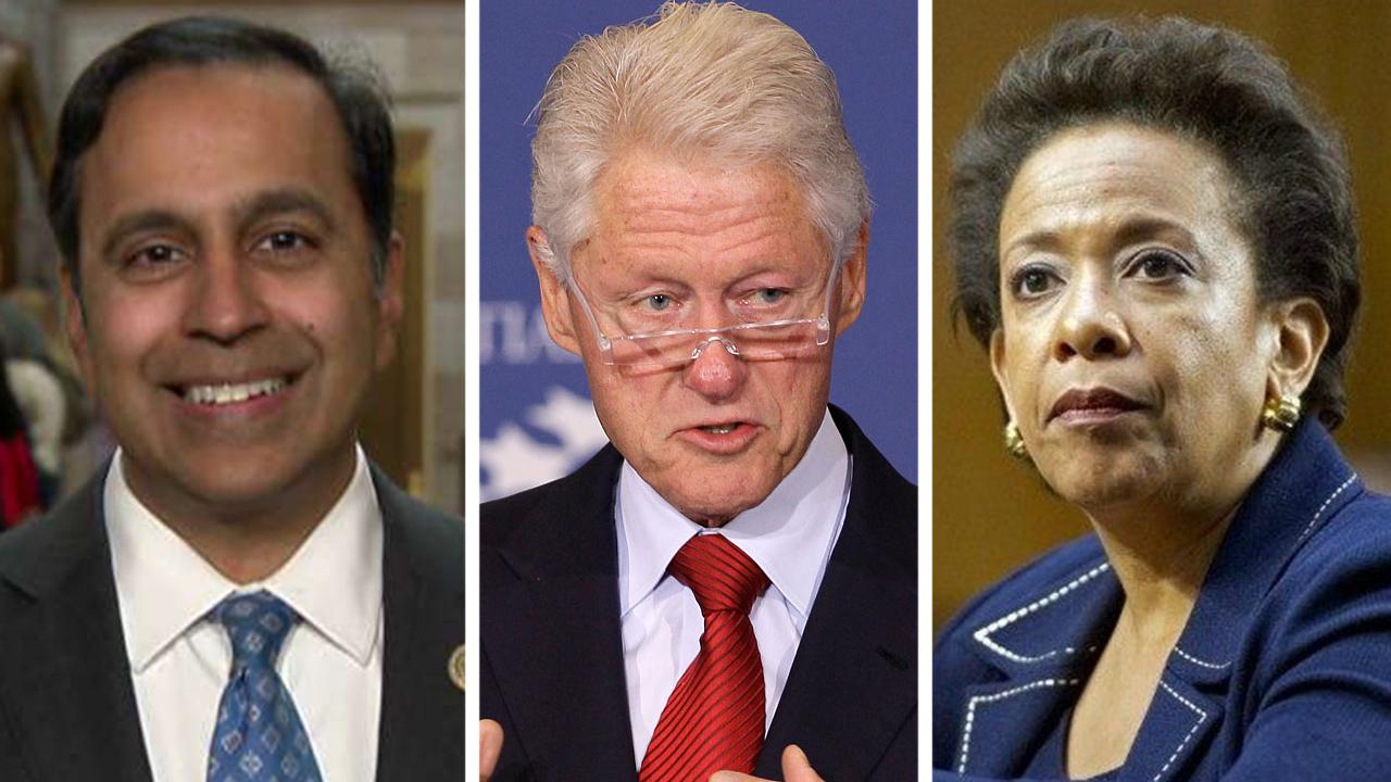 Krishnamoorthi: Bill Clinton and Loretta Lynch meeting did not materially affect the investigation, witnesses testify