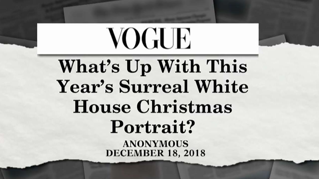 Vogue magazine takes aim at the Trumps for their Christmas card