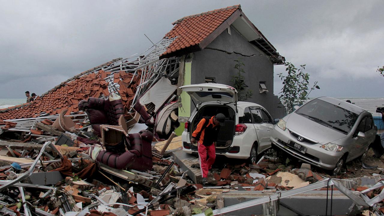 Over 200 people killed by volcanic triggered tsunami in Indonesia with hundreds more injured, death toll likely to rise