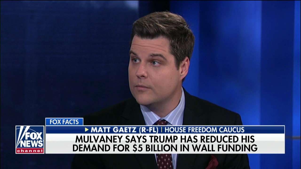 Rep. Gaetz on Trump's Border Funding Meeting: 'He Is in This for the Long Haul'