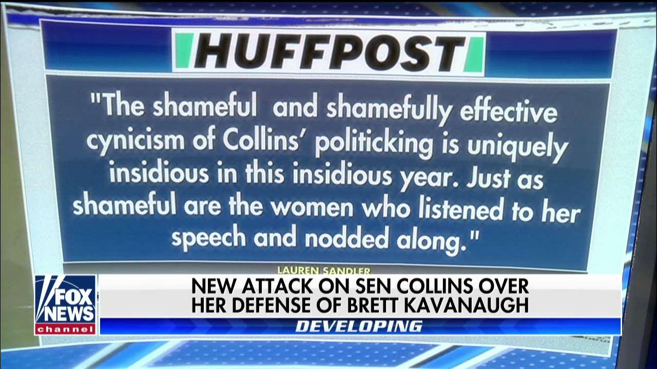 HuffPost: Collins' Kavanaugh Support Was 2018's 'Most Shameful Hijacking of Feminism'