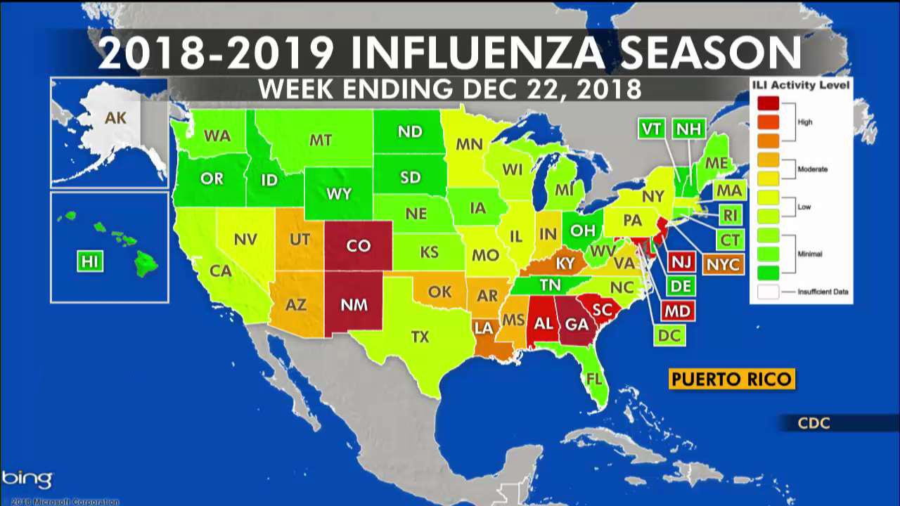 Officials warn about increased flu activity across the country